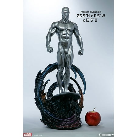 Marvel Comics Collectible Maquette 25 Inch Statue Figure - Silver Surfer Sideshow 400358 Reissue