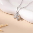 thumbnail image 4 of Silver Necklace for Women Evil Eye Ankh Bow Necklace for Friends Sister Birthday Just Because Christmas Gifts, 4 of 5