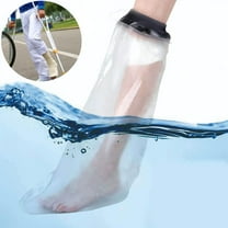 iFCOW Waterproof Full Leg Cast Covers for Shower Adult,Reusable Cast Protector Shower Bandage,Extra Long Watertight Foot Protector, for Broken Long Leg Knee Foot Ankle Wound Burns