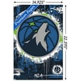 thumbnail image 3 of NBA Minnesota Timberwolves - Maximalist Logo 23 Wall Poster, 14.725" x 22.375", 3 of 4