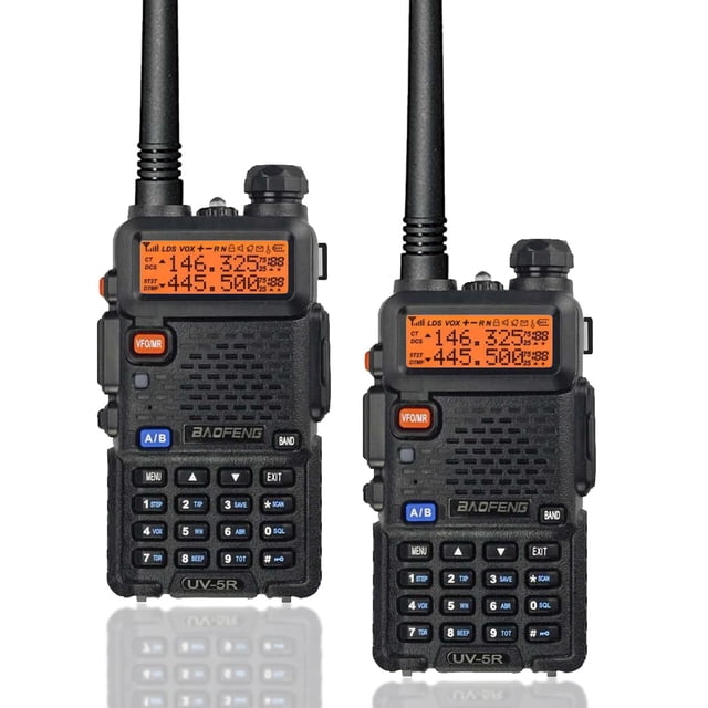 Radio de Dos Vías BAOFENG UV-5R de Largo Alcance 2 Unidades