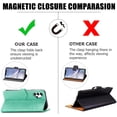 thumbnail image 4 of for Samsung Galaxy A32 4G (Not 5G) Wallet Case,Mandala Embossing PU Leather Girls Case with Credit Card Holder & Hand Strap Flip Folio Closure Cover for Samsung Galaxy A32 4G MTL Green, 4 of 14