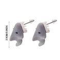 thumbnail image 2 of Ganfancp Cute Earring Metal Cute Ornament Pendientes Dinosaurio Pequeño Ofertas Del Día 1 Par, 2 of 7