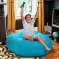 thumbnail image 5 of Jaxx Cocoon 4 Foot Bean Bag Chair and Crash Pad, Aqua, 5 of 7