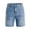 T2-Light Blue, variant on Men's Jeans Elastic Waistband Wide Straight Leg Denim Shorts with Pockets Jorts Denim Casual Classic Fashion Y2k Straight Short Jeans,Blue S