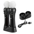 thumbnail image 1 of Charging Dock For PS4 VR Move Motion Controller - Black, 1 of 5