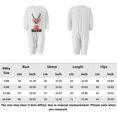thumbnail image 2 of Disfraz Premium Conjunto navideño para padres e hijos Conjunto de ropa de dormir a cuadros con estampado de ciervos (Bebé blanco-9-12M) Kuymtek Blanco T 9/12 M Única para Unisex, 2 of 9