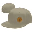 thumbnail image 7 of DouZhe Flat Brim Cap Snapback Hat, Basketball Gamer Prints Adjustable Yellow Adult Baseball Cap, 7 of 7