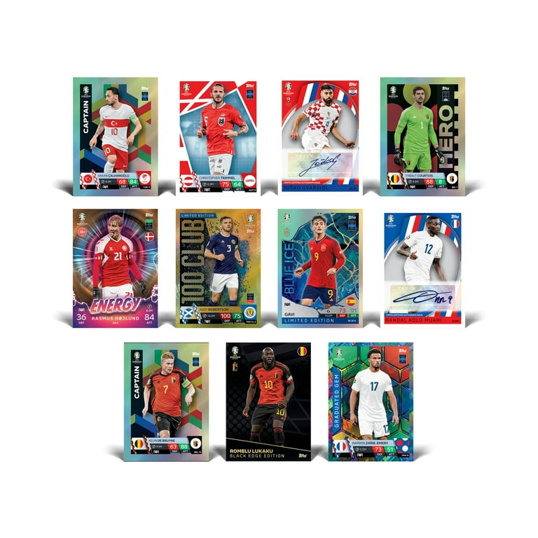 Topps 2024 UEFA Euro Soccer Trading Cards - Complete Hobby