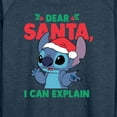 thumbnail image 3 of Lilo & Stitch - Dear Santa I Can Explain - Women's Lightweight French Terry Long Sleeve Shirt, 3 of 5