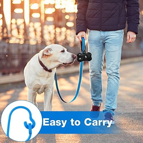 3000 Count Dog Poop Bags Pet Waste Bags for Poop with 3 Dispensers for Home, Outdoor, Puppy Walking, and Travel, 12 x 8.6 Inch(Blue)
