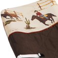 thumbnail image 4 of Funda Cambiadora Sweet Jojo Designs Wild West Cowboy para Bebé, 4 of 6