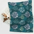 thumbnail image 6 of Yiaed whiter Snowflake balloons Print Dog Blankets-Cat Blanket Washable for Couch Protection,Puppy Blanket, Soft Plush Reversible Throw Furniture Protector-Large, 6 of 8