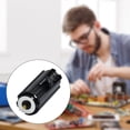 thumbnail image 2 of Dosaele Black Cylindrical Type Plastic Battery Holder For AAA Battery Converter Box Toy Flashlight Lamp Adapter for Case-, 2 of 6