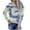 1#Blue, variant on zhmrfg Women's Tie Dye Hoodies Cute Color Block Long Sleeve Drawstring Sweatshirts Lightweight Pullover Shirts Tops with Pocket Comfy Fall Fashion 2024