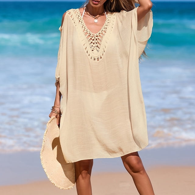 Cache-maillot pour Maillot de Bain Grande Taille, Cache-Maillot d'Été Ample, Robe de Plage, Design de Cache-Maillot, Filles Taille 5, Cache-Maillot, Cache-Bas de Bikini, Cache-Maillots pour Femmes, Cache-Maillots pour Femmes, Cache-Maillot pour Dames