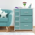 thumbnail image 2 of 7 Drawers Chest Dresser - Aqua, 2 of 7