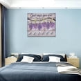 thumbnail image 4 of Purple Lavender Wall Art God Says You Are Wall Decor Rustic Hummingbird Lavender Pictures Canvas Prints Motivational Framed Modern Artwork for Women Home Living Room Bedroom Bathroom 20"x16", 4 of 6