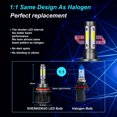 thumbnail image 4 of Pour Ford Excursion 2000 2001 2002 2003 2004 Ampoules de Phare LED 9007 HB5 Faisceau Haut et Bas 2 Pcs, 4 of 10