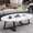 Black, variant on Coffee Table White Faux Marble Coffee Table For Living Room,Oval Modern Center Table Tea Table For Small Space,Wooden Living Room Tables End Table With Sturdy Gold Metal Leg