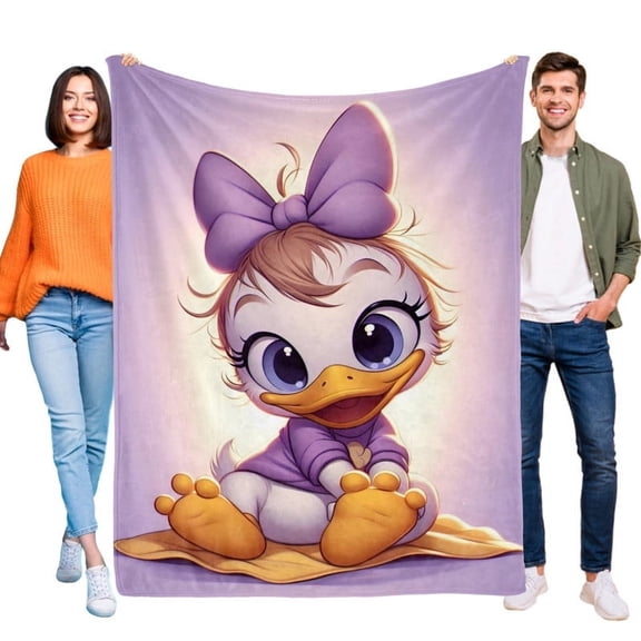 Minnie bowtique flannel blanket 39*59 inch soft and comfortable with clear patterns and easy cleaning