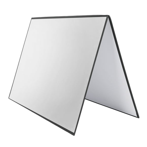 Reflector de luz 3 en 1 para fotografía, cartón, tamaño A3, plegable, accesorio de fotografía, plateado, blanco y negro.