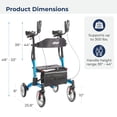 thumbnail image 4 of Andador vertical Elevate, azul, 4 of 5