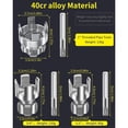 thumbnail image 2 of Kit de herramientas para roscar tuberías compatible con plástico PVC (1/2", 3/4", 1") y taladro., 2 of 5
