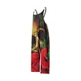 thumbnail image 3 of VISgogo Pantalones con tirantes estampados de Halloween para mujer, overoles holgados con cuello en U, S/M/L/XL/XXL VISgogo  moda, 3 of 9