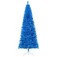 thumbnail image 1 of HOMCOM 7FT Artificial Christmas Tree with Automatic Open for Home Blue, 1 of 10