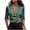 Army Green, variant on Womens Business Casual Silk Satin Tops Elegant Dressy Work Vintage Floral Printed Long Sleeve Collared T-Shirts Loose Fit Deep V Neck Tunic Blouses Cute Spring Summer Outfits Navy S