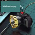 thumbnail image 4 of Eigraketly Faro ajustable Q5 LED faro impermeable bicicleta cabeza lámpara USB recargable linterna pesca linterna antorcha Estufas de camping Eigraketly OD031922-00, 4 of 6