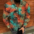 thumbnail image 3 of VgaVtl Mens Shirts Long Sleeve Turn Down Collar Hawaiian Clothes for Men Leisure Loose Big and Tall Beach Graphic Shirts,M, 3 of 7
