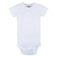 thumbnail image 3 of Gerber Baby Neutral Short Sleeve Onesies, 3-Pack, Sizes Newborn - 24 Months, 3 of 10