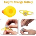 thumbnail image 4 of Adornos de patito de goma para coche, pato amarillo, para salpicadero, bocina de bicicleta con hélice y casco, 2 piezas - 003, 4 of 4
