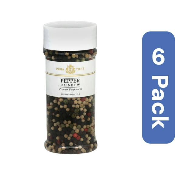 India Tree Rainbow Peppercorns 4.5 oz (Pack Of 6)
