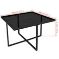 thumbnail image 4 of vidaXL 9 Piece Outdoor Dining Set with Cushions Poly Rattan Black, 4 of 5