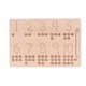 thumbnail image 4 of Tablero De Práctica De Números De Madera, Herramienta De Rastreo De Números De Madera Finamente Grabada Para El Hogar LYUMO Kids Number Tracing Board, 4 of 8