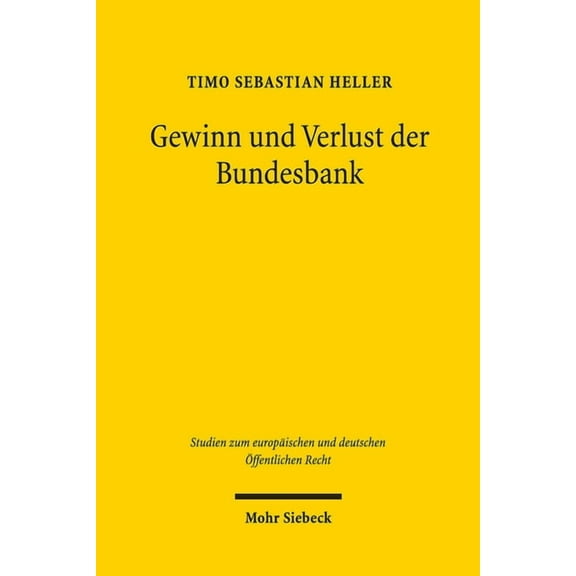 Gewinn Und Verlust Der Bundesbank, (Hardcover)