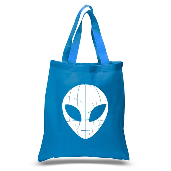 LA Pop Art Small Word Art Tote Bag - I COME IN PEACE