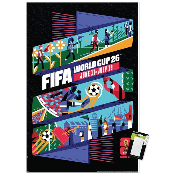 FIFA World Cup 2026 - Kansas City Wall Poster, 22.375" x 34"