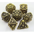 thumbnail image 2 of Juego de dados DND ALOBGHDC con forma de calavera, poliédrico hueco, 7 unidades, con caja, 2 of 6