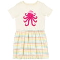 thumbnail image 3 of Inktastic Octopus Ocean Sea Creature Girls Girls Toddler Dress, 3 of 5