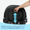 thumbnail image 3 of Graco SnugRide LX Infant Car Seat, Elko, Black, 3 of 8