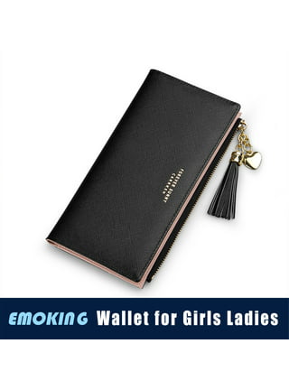 Small Coin Purse Women Leather Pouch EDC Wallet Kiss-Lock Wallets for  Credit Card & Key, Money Wallet, Ring & Cash Bag, Coin Clutch (Blue)