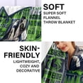 thumbnail image 5 of Football Throw Blanket, Blue Football Team Color Blanket for Men Women, Gifts for Fans, Football Lovers Gifts Blanket Super Cozy Soft 60"x 50", 5 of 6