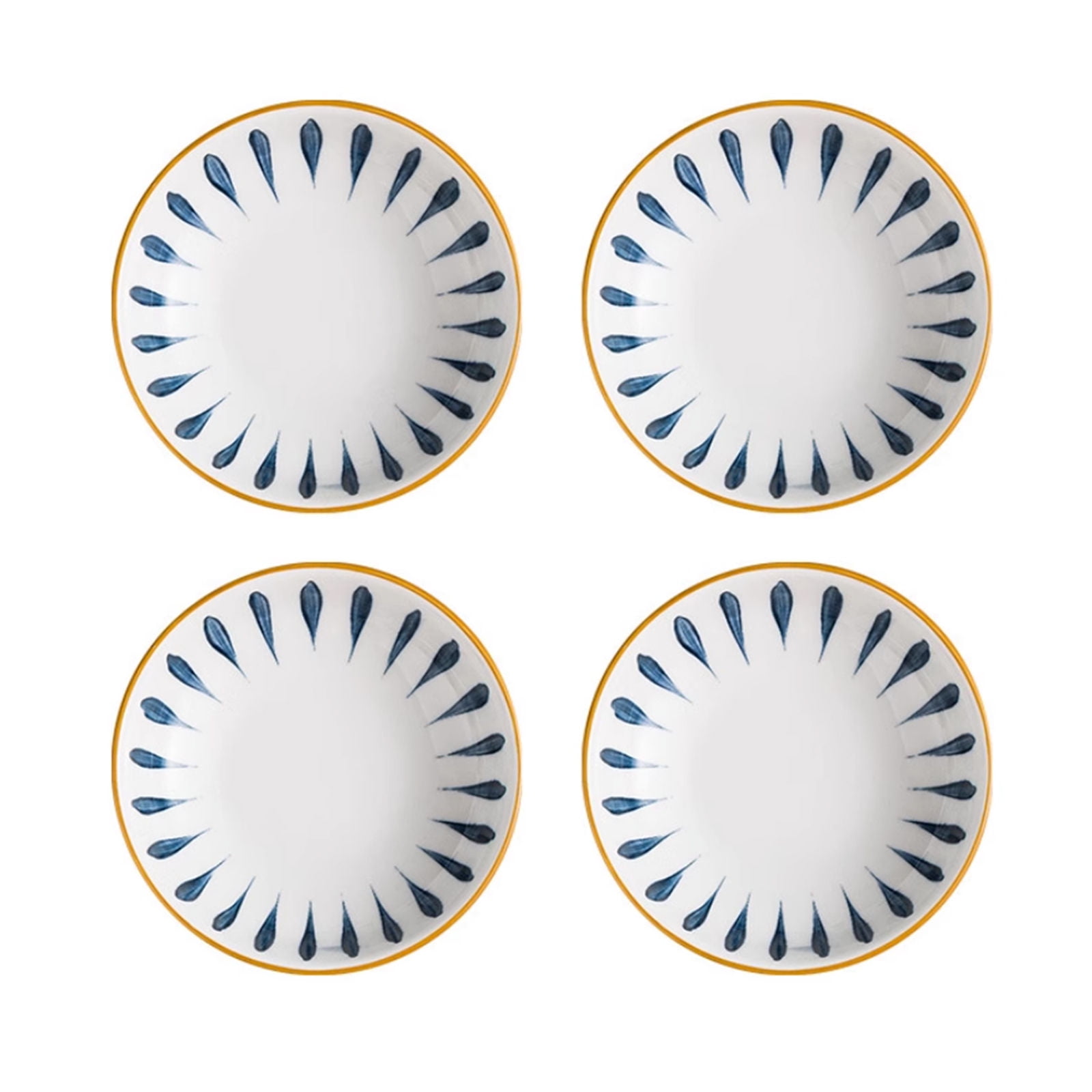 Haifle/Japanese Sushi Soy Sauce Dish, Ceramic Dipping Bowls, 4pc Small Dipping Sauce Bowls