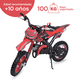 thumbnail image 5 of Moto Cross Para Niño Skr1000 Starkids De Gasolina 2 Tiempos Rojo, 5 of 9