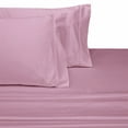 thumbnail image 1 of 100% Long-Staple Cotton Sateen Sheets 300TC Solid Bed Sheet Set - Twin-Lilac, 1 of 1