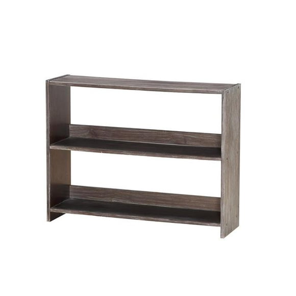 Donco Kids PD-0318DTBS Barn Door Bookcase&#44; Brushed Shadow